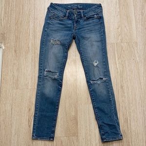 American Eagle ripped jeans